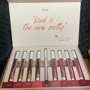 Tarte 9-Piece Maracuja Juicy Lip Vault with Gift Box New